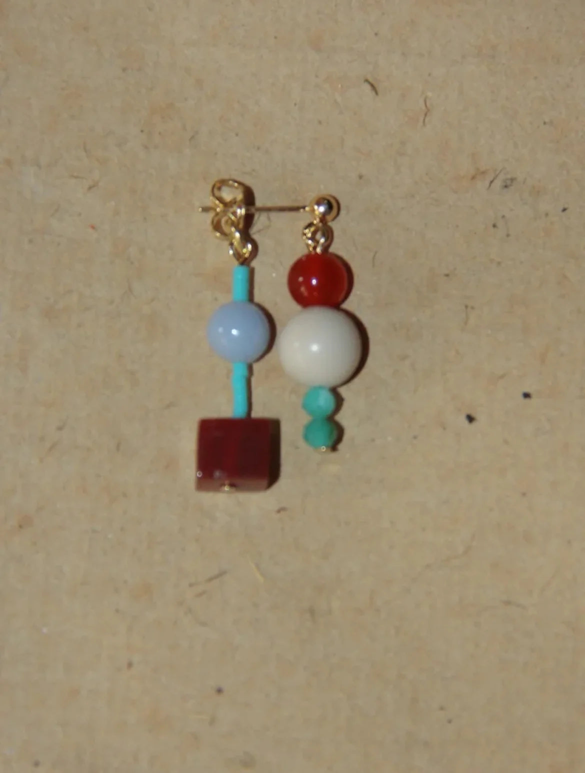 Boho Confetti Beaded Earrings