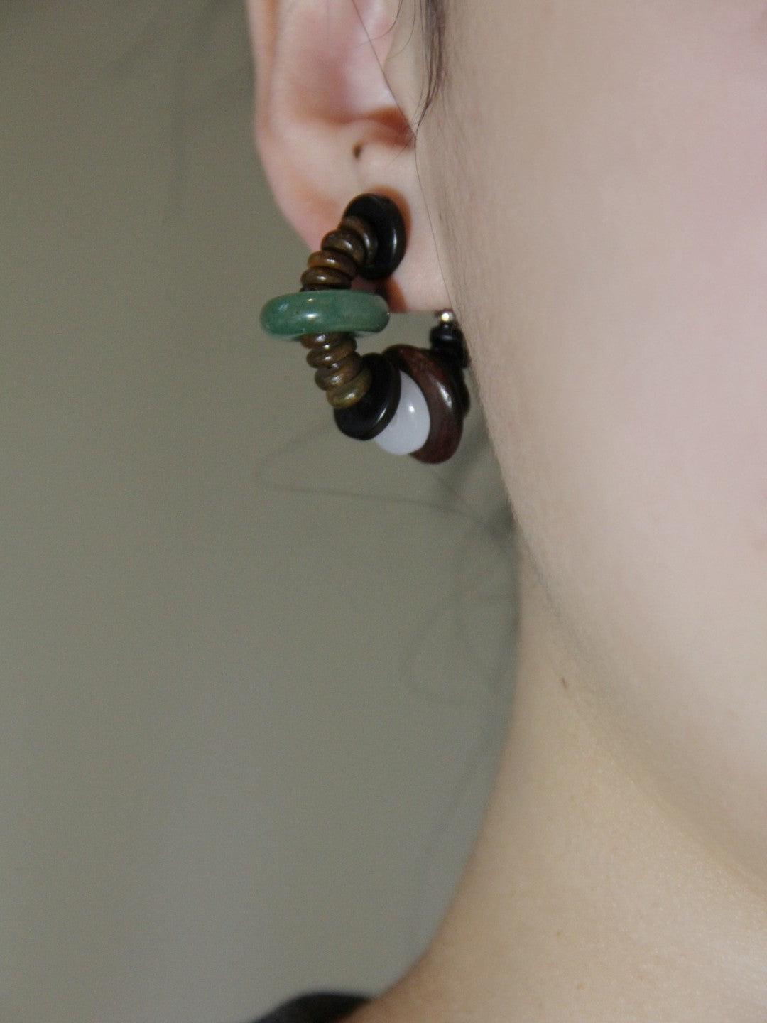 Earth Element Hoop Earrings
