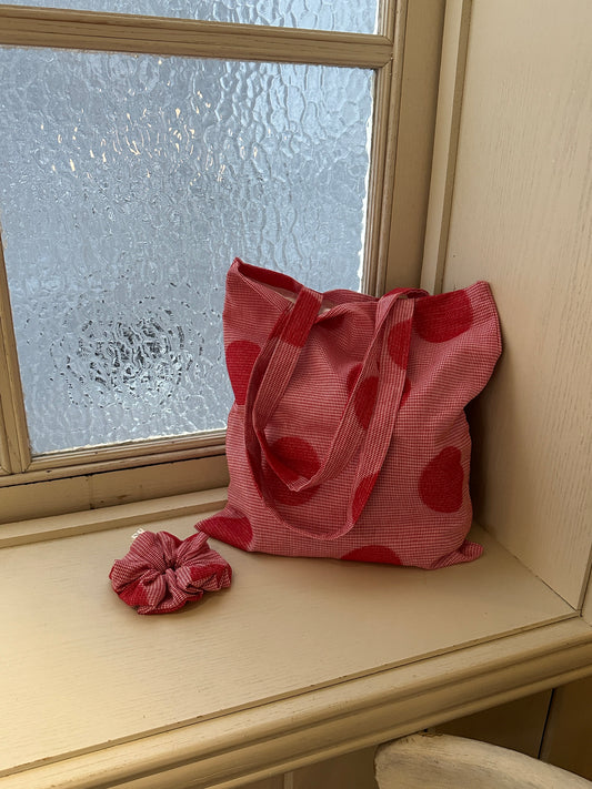 Red Polka Dot Tote Bag - SH5108BD
