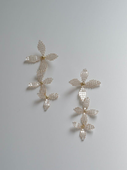 Woven Flower Earrings - SH5113XO