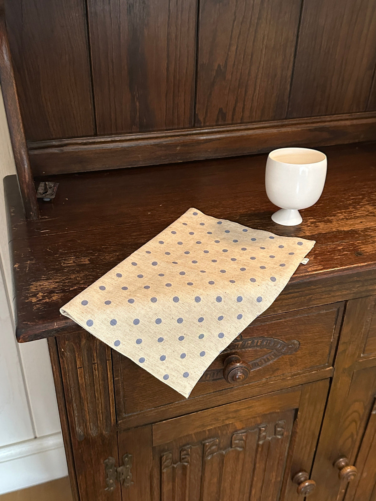 Blue Polka Dot Table Mat - SH5115ZP