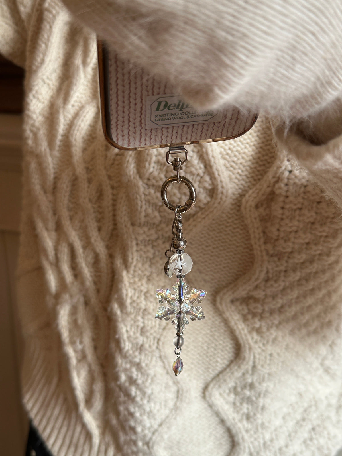 Snowflake Phone Charm - SH5116AZ