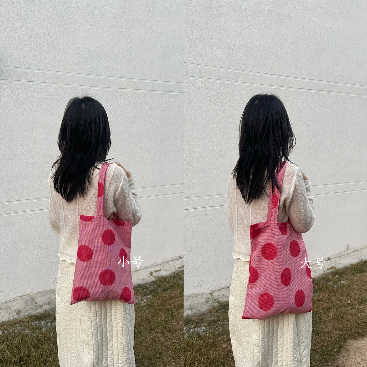 Red Polka Dot Tote Bag - SH5108BD