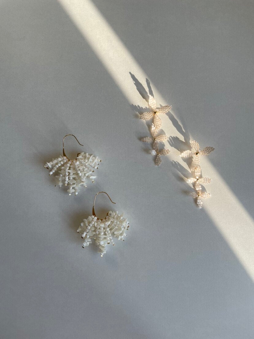 Woven Flower Earrings - SH5113XO