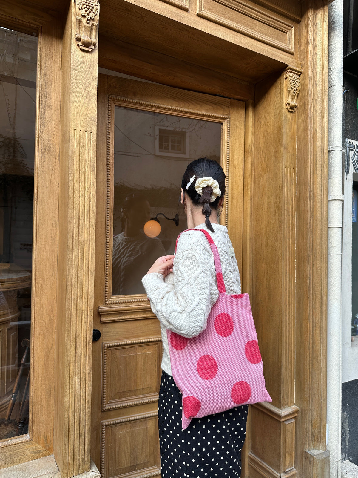 Red Polka Dot Tote Bag - SH5108BD