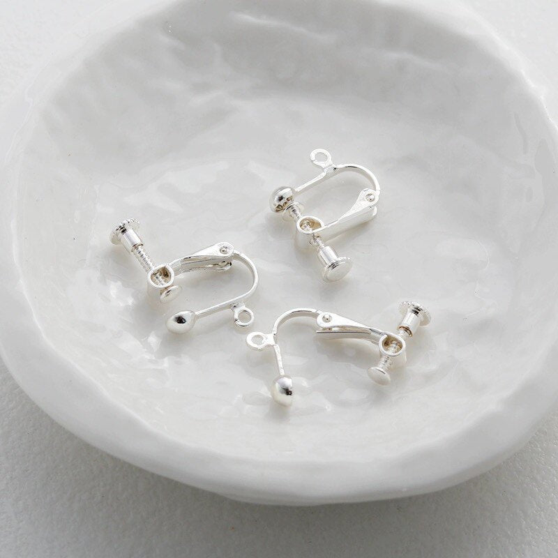 Transparent Bead Tassel Earrings - SH5121CH