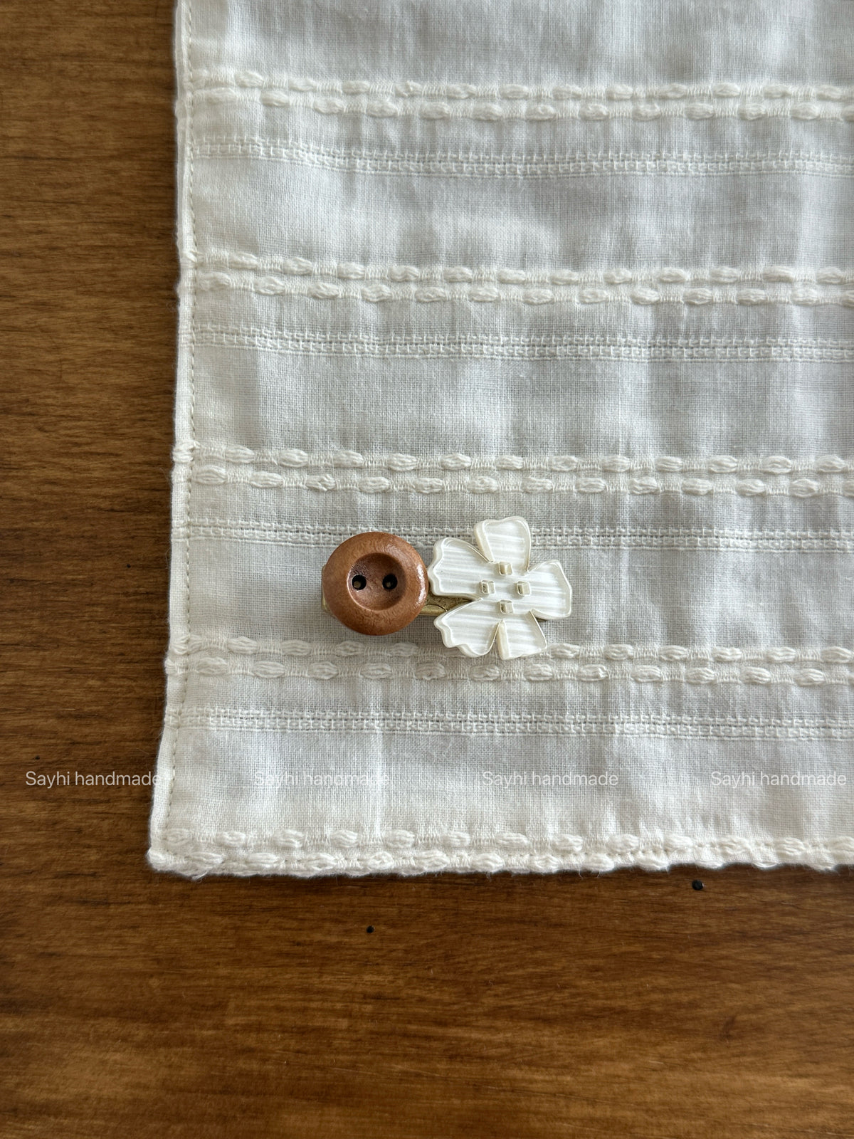 Vintage Button Flower Hair Clips - SH5103ZV