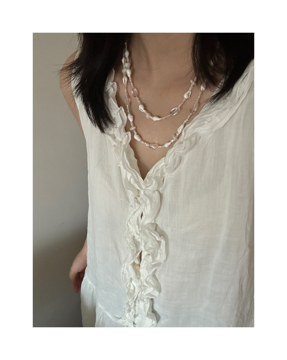 Seashell Beaded Necklace - SH5128BC
