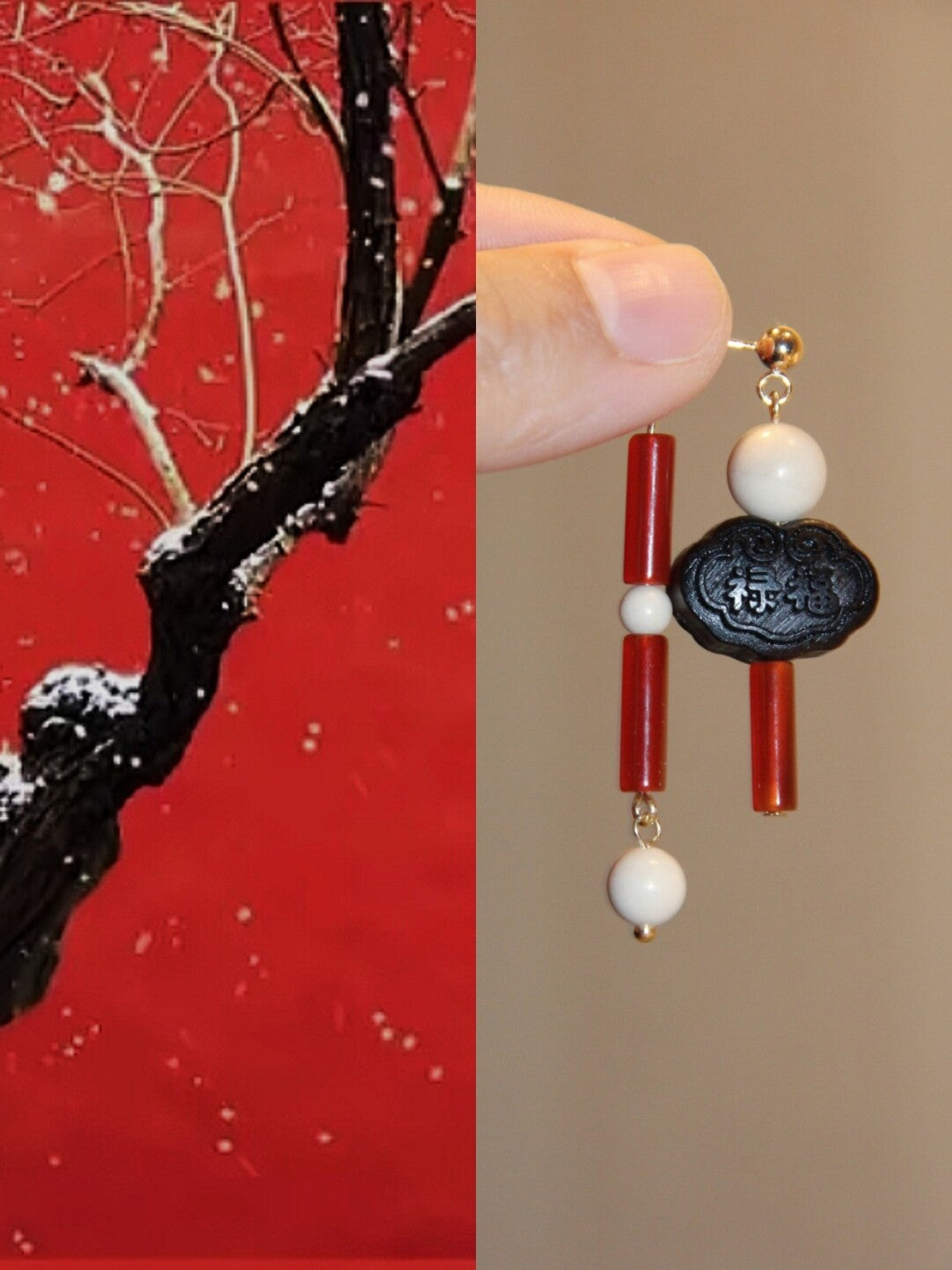 Snow Harvest Earrings