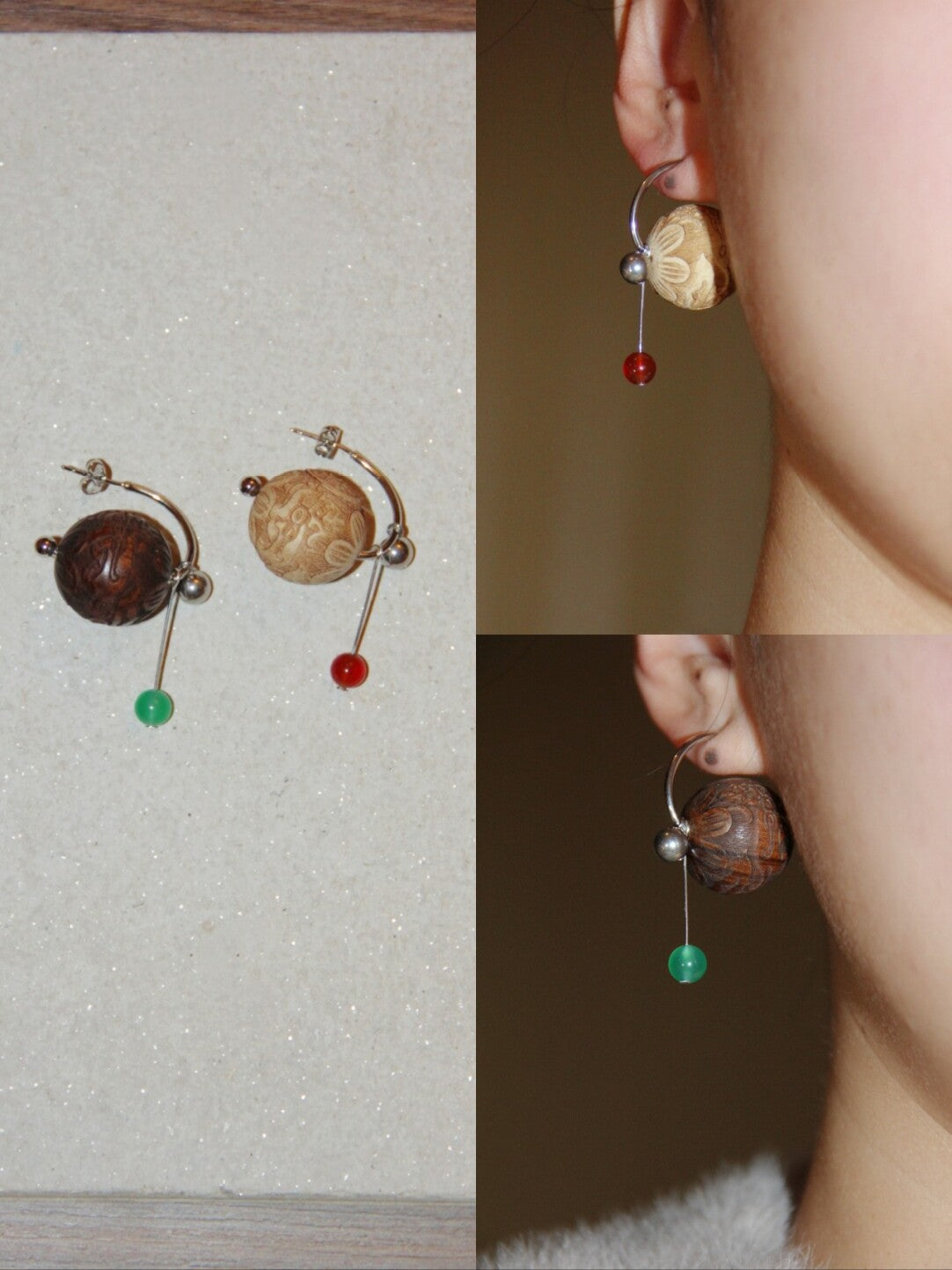 Geometric Sphere Earrings