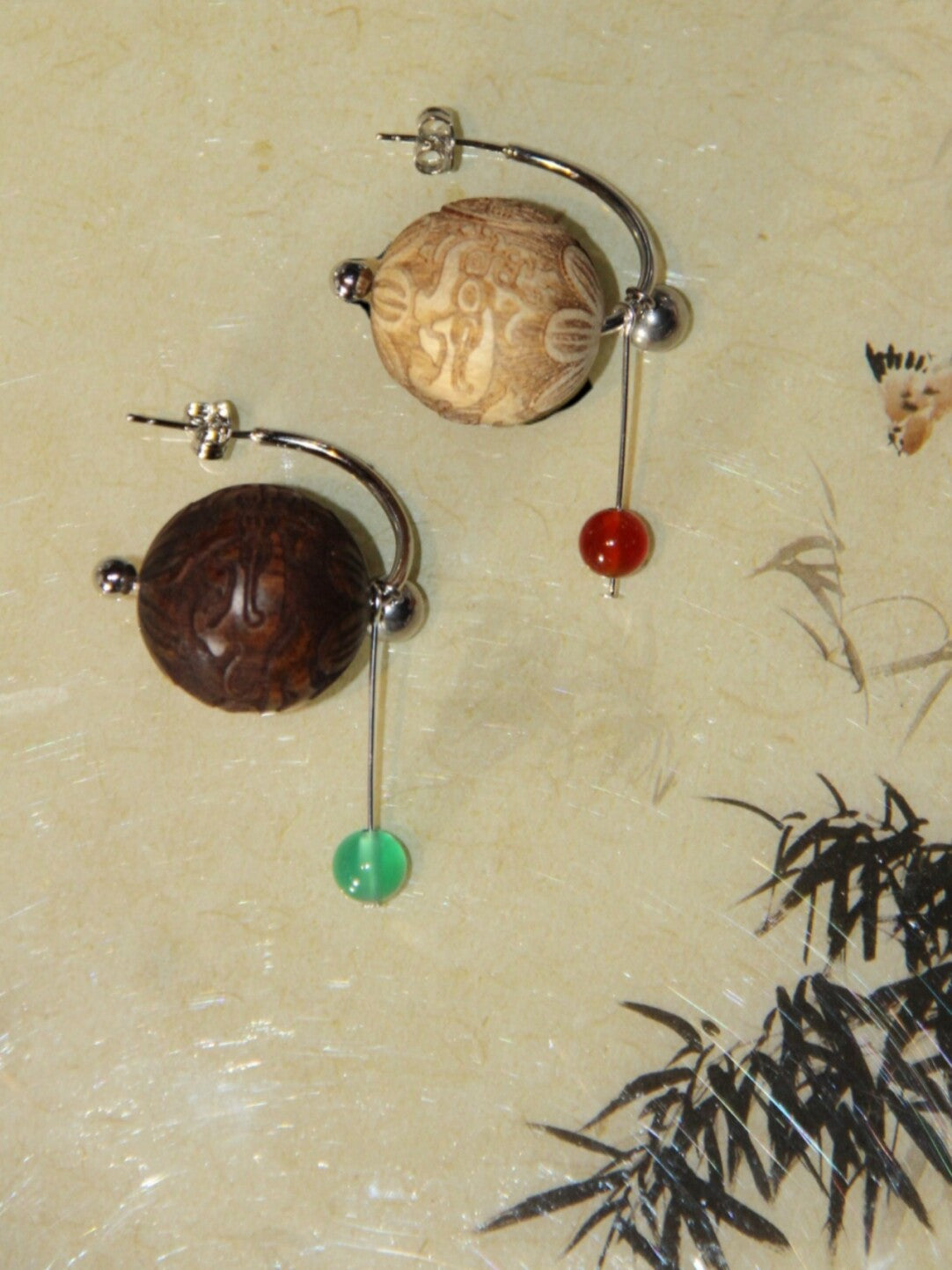 Geometric Sphere Earrings