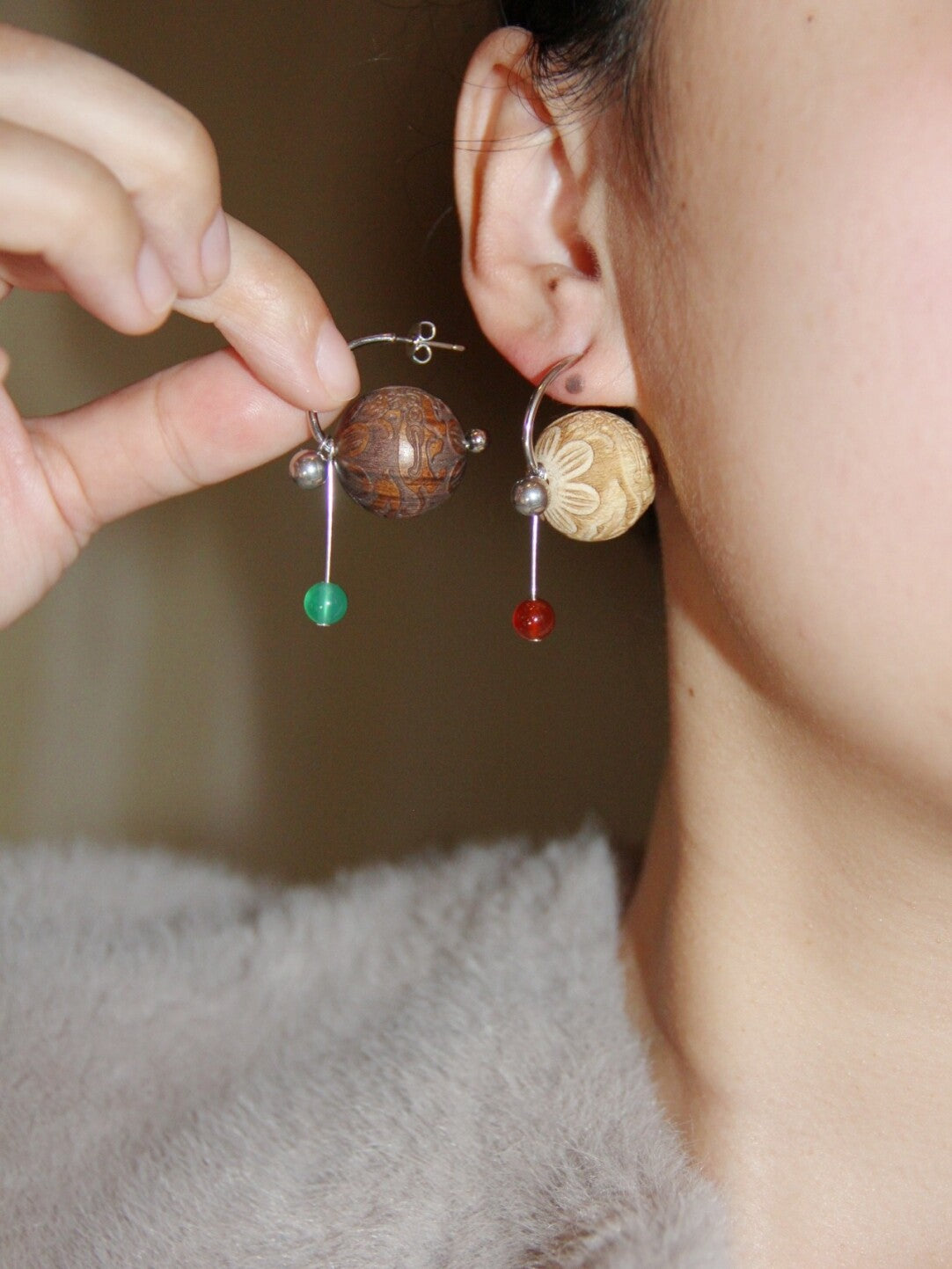 Geometric Sphere Earrings