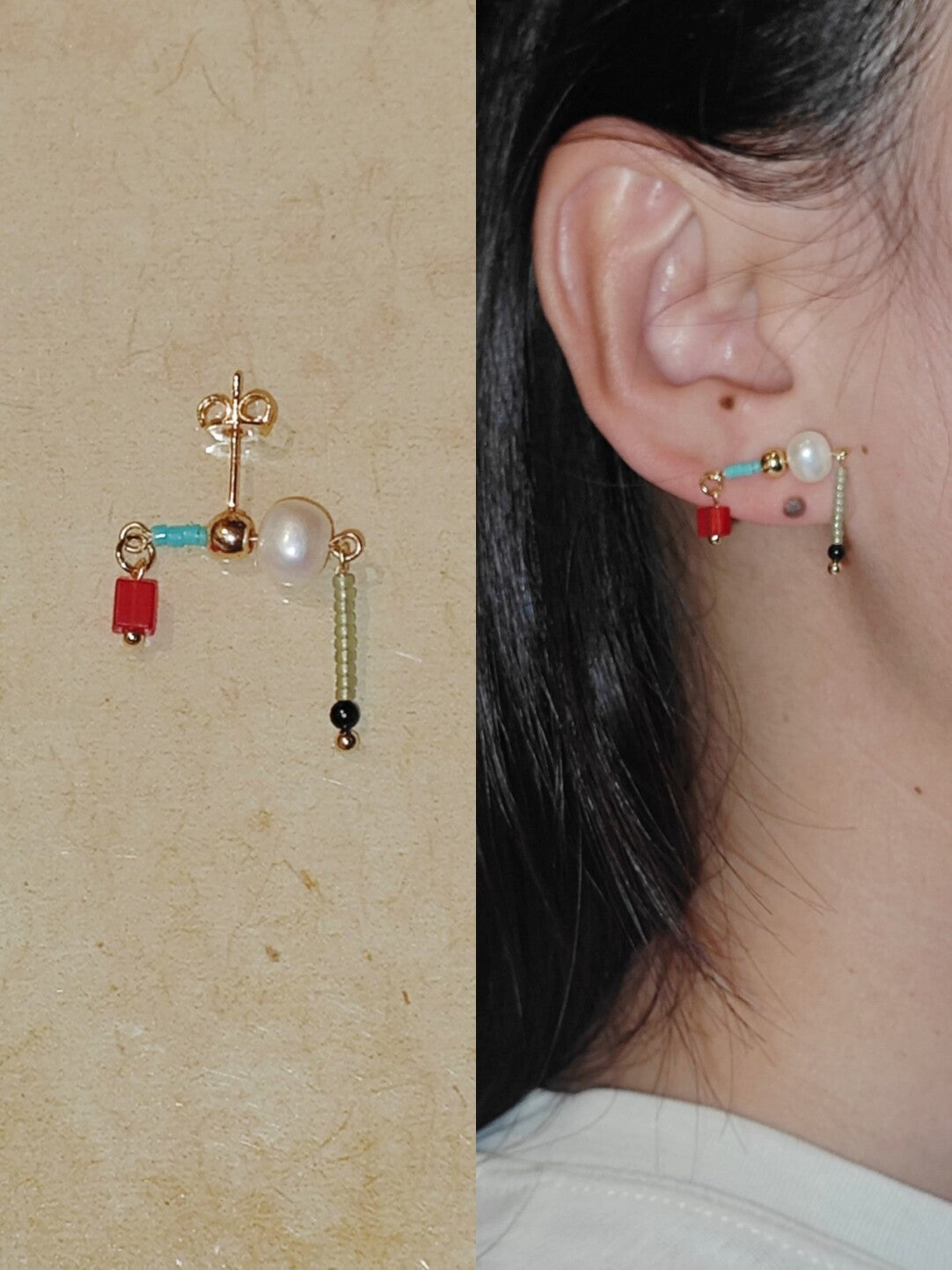 Mini Fun Beaded Earrings