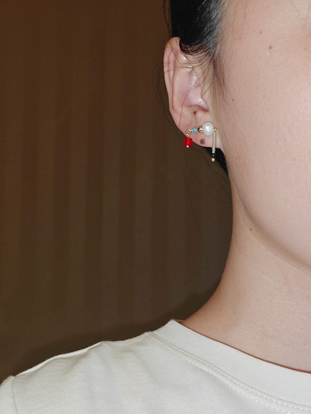 Mini Fun Beaded Earrings
