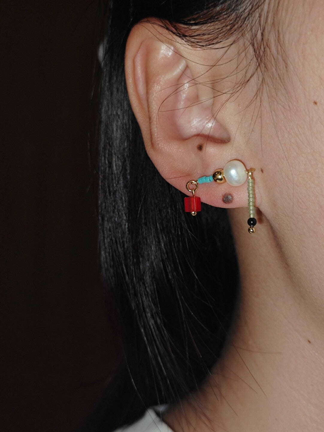 Mini Fun Beaded Earrings