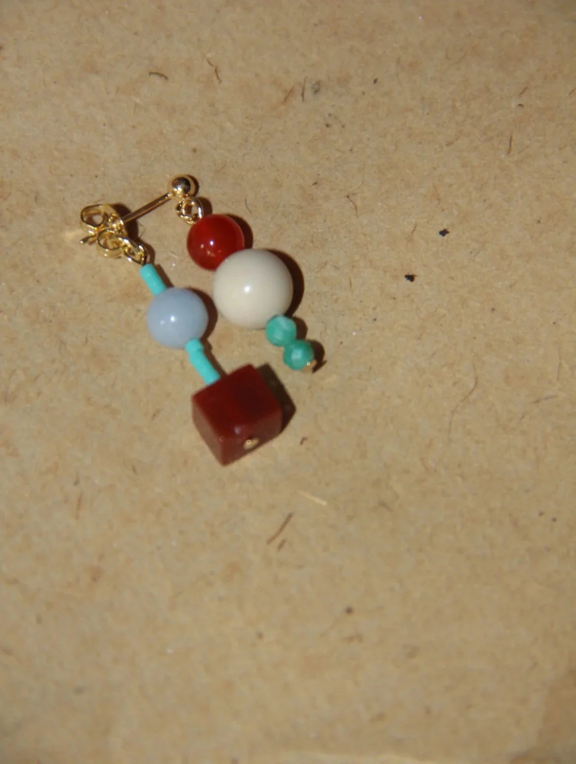 Boho Confetti Beaded Earrings