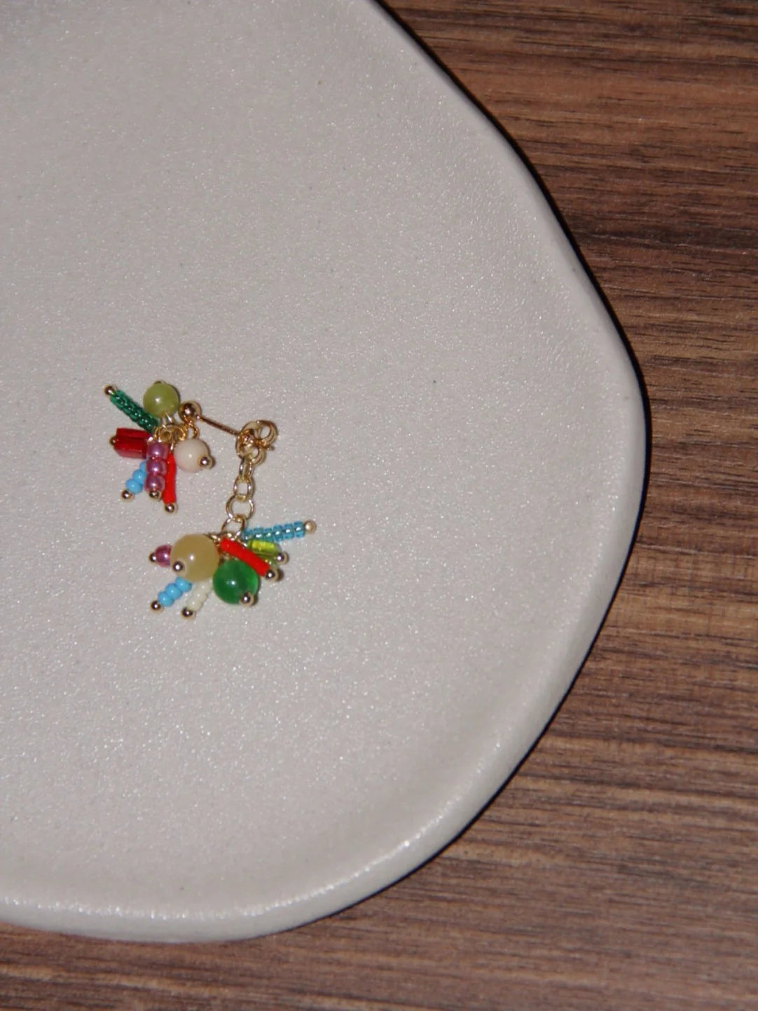 Cute Fireworks Beaded Earrings