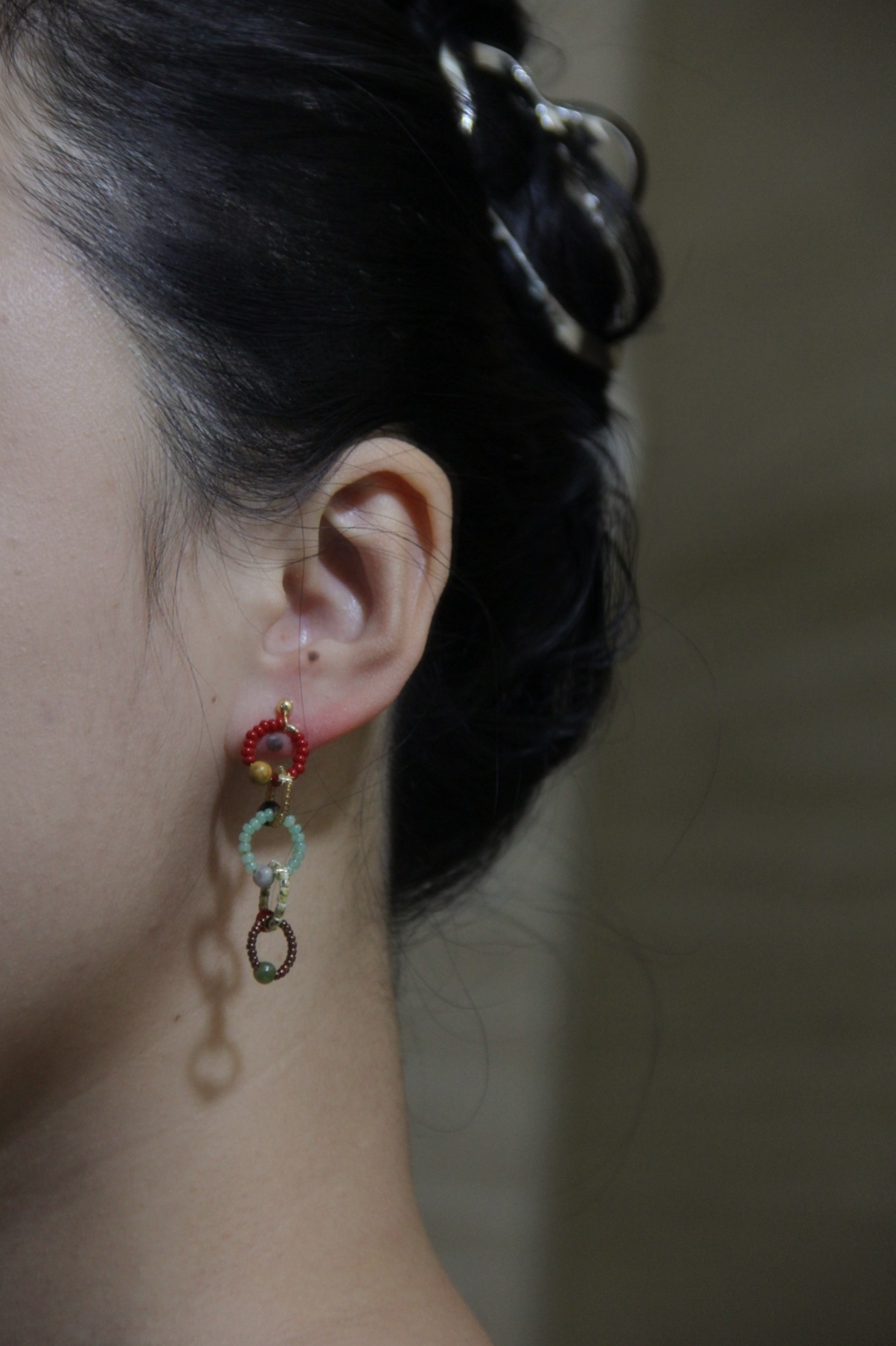 The Palace Circle Beaded Earrings
