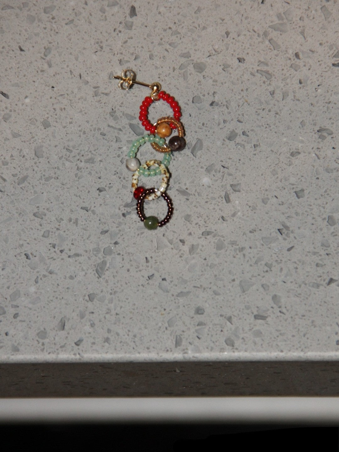 The Palace Circle Beaded Earrings
