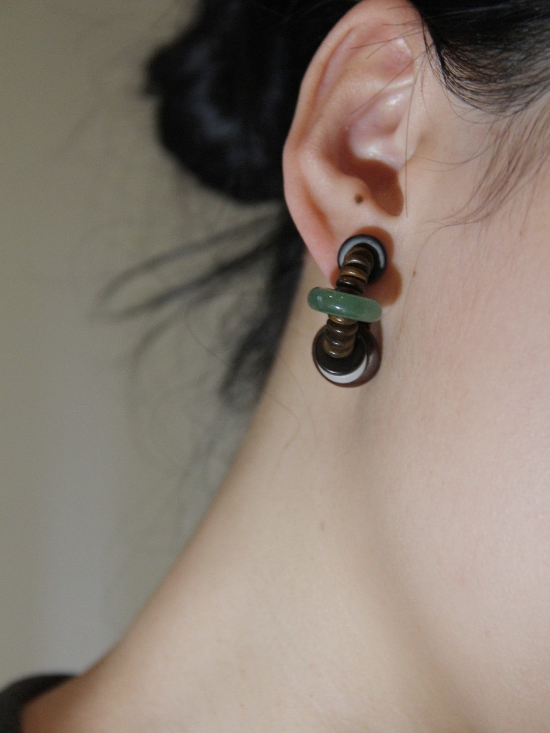 Earth Element Hoop Earrings