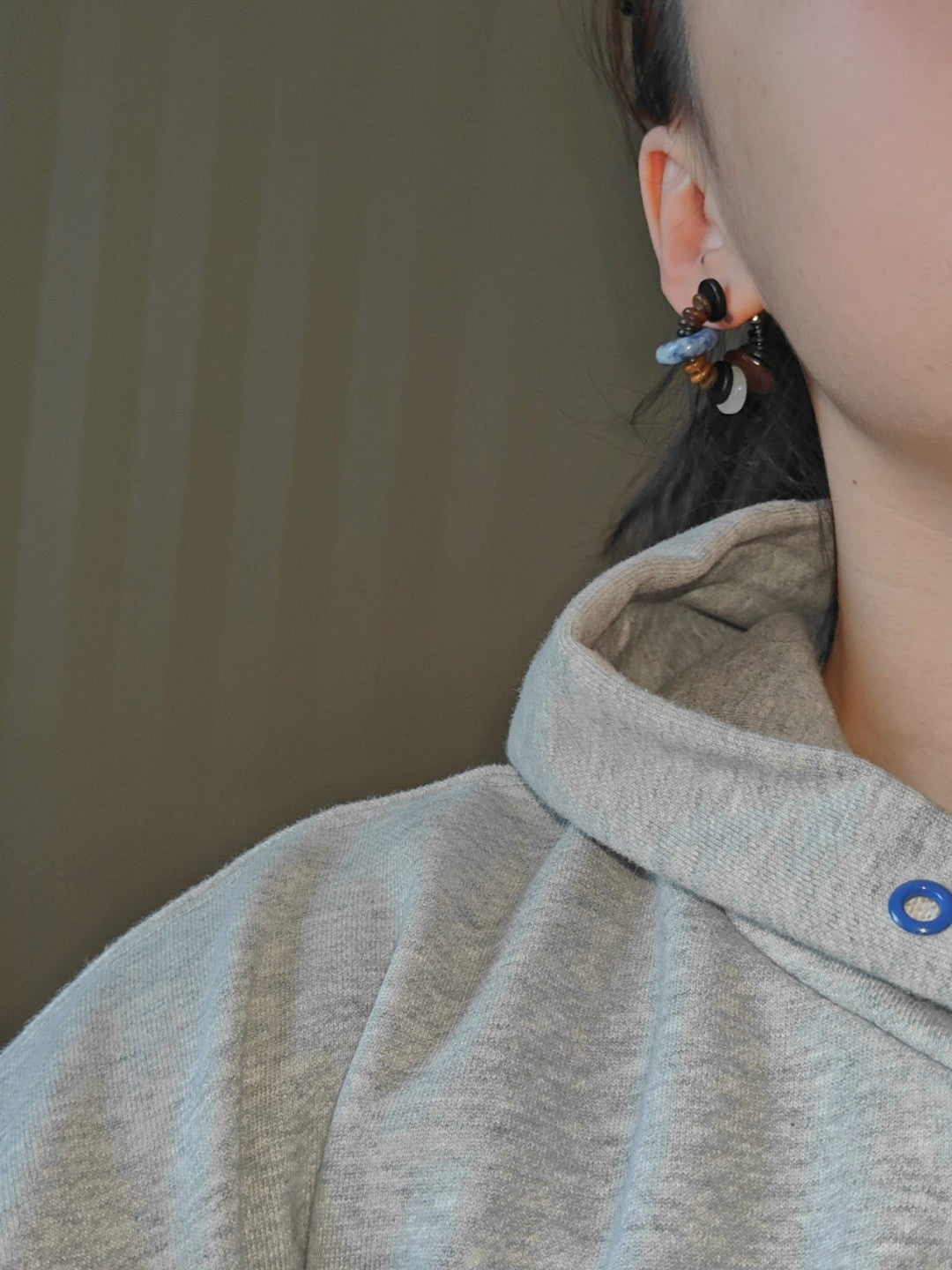 Earth Element Hoop Earrings
